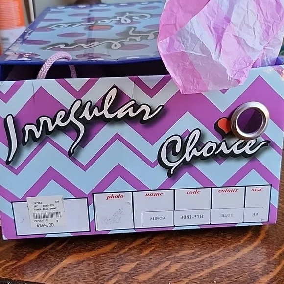 Irregular Choice Minoa cobra python snake shoes size 39 blue - Picture 9 of 14